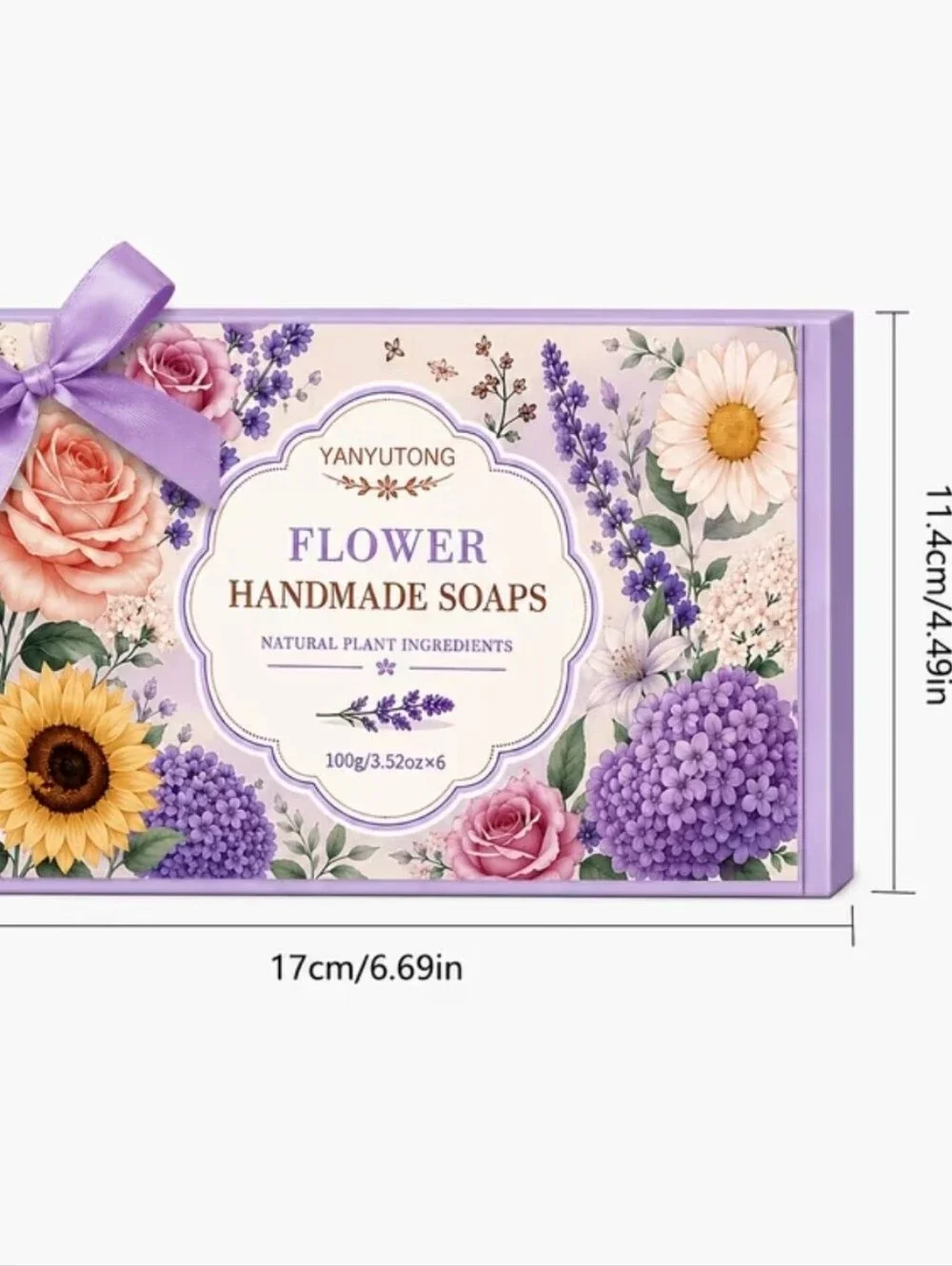 Blooming Flower Handmade Soaps Giftbox. NWT. 6.69